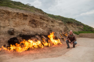 Yanar Dag / Absheron peninsula / Azerbaijan