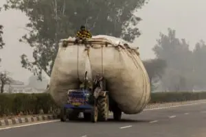 vlakbij Agra / India