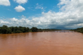Dit is een rivier vlakbij Bakin die bijdraagt aan de Benue rivier.