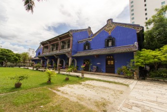 dit is de Cheong Fatt Tze mansion, ook wel the blue mansion