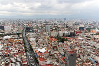 Mexico stad vanaf de Torre de las Americas