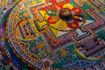 Daarna gingen we naar het Sera klooster om o.a. een echte Mandala te bekijken.