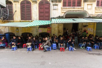 een typisch cafe/restaurant in het 'french quarter'