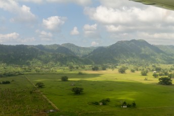 Een vergelijkbaar landschap als dat van Fiji, dat wij slechts twee uur verlieten.