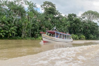 Dit is het openbaar vervoer in de Amazone delta.