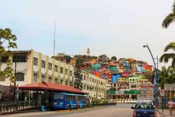 De wijk Las Peñas in Guayaquil.