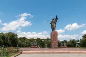 We begonnen in de hoofdstad Bishkek.
