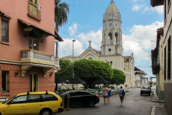 De wijk casco viejo in Panamá Stad.