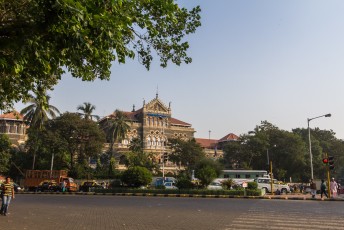 In Mumbai zie je nog veel gebouwen uit de tijd van de Engelsen.