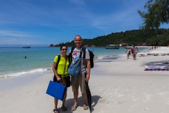 Voordat we verder gingen naar Laos, wilde ik Lucía ook nog kennis laten maken met Koh Rong.