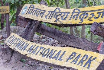 We doen als eerst in Nepal een safari, in het Chitwan National Park.