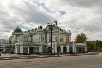 Het drama theater van Omsk.