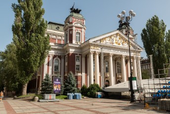 Het Nationale Theater "Ivan Vazov", het oudste theater van Bulgarije.