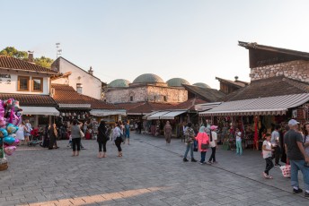 Op mijn eerste dag in Bosnië en Herzegovina ging ik een stukje door de oude bazaar struinen.