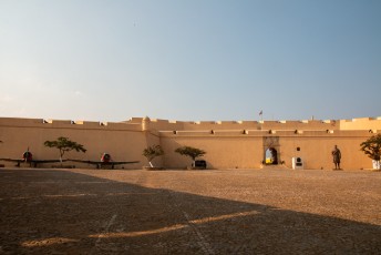 Het fort is tegelijk museum en nog in gebruik (althans daar leek het wel op).