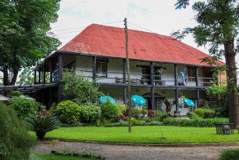 In Blantyre zijn ook niet veel dingen te zien, dit is het oudste huis van de stad, gebouwd voor de managers van de African Lakes Corporation.