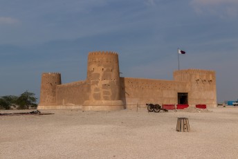Dit is het fort van Al Zubarah, van de grond af opnieuw opgebouwd als je het mij vraagt.