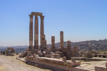 Dit zijn de restanten van de tempel van Herculus.