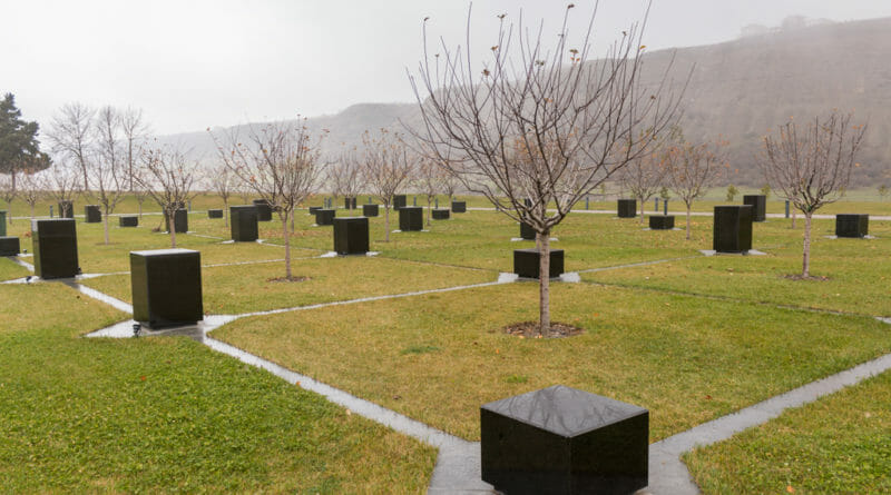Monument to commemorate the Armenian Genocide in Quba.