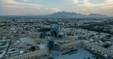 Vriendelijke mensen in Iran bouwden deze Masjed-e Shah moskee.