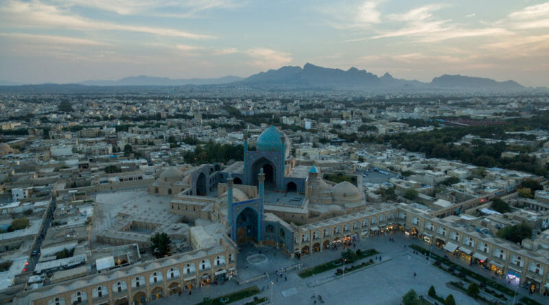 Vriendelijke mensen in Iran bouwden deze Masjed-e Shah moskee.