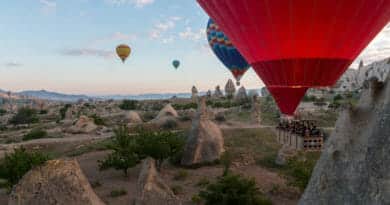 Fotoalbum Turkije Meer foto's van het ballonvaren in Cappadocië in dit Fotoalbum Turkije.