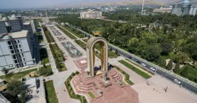 Foto uit een drone video tadzjikistan